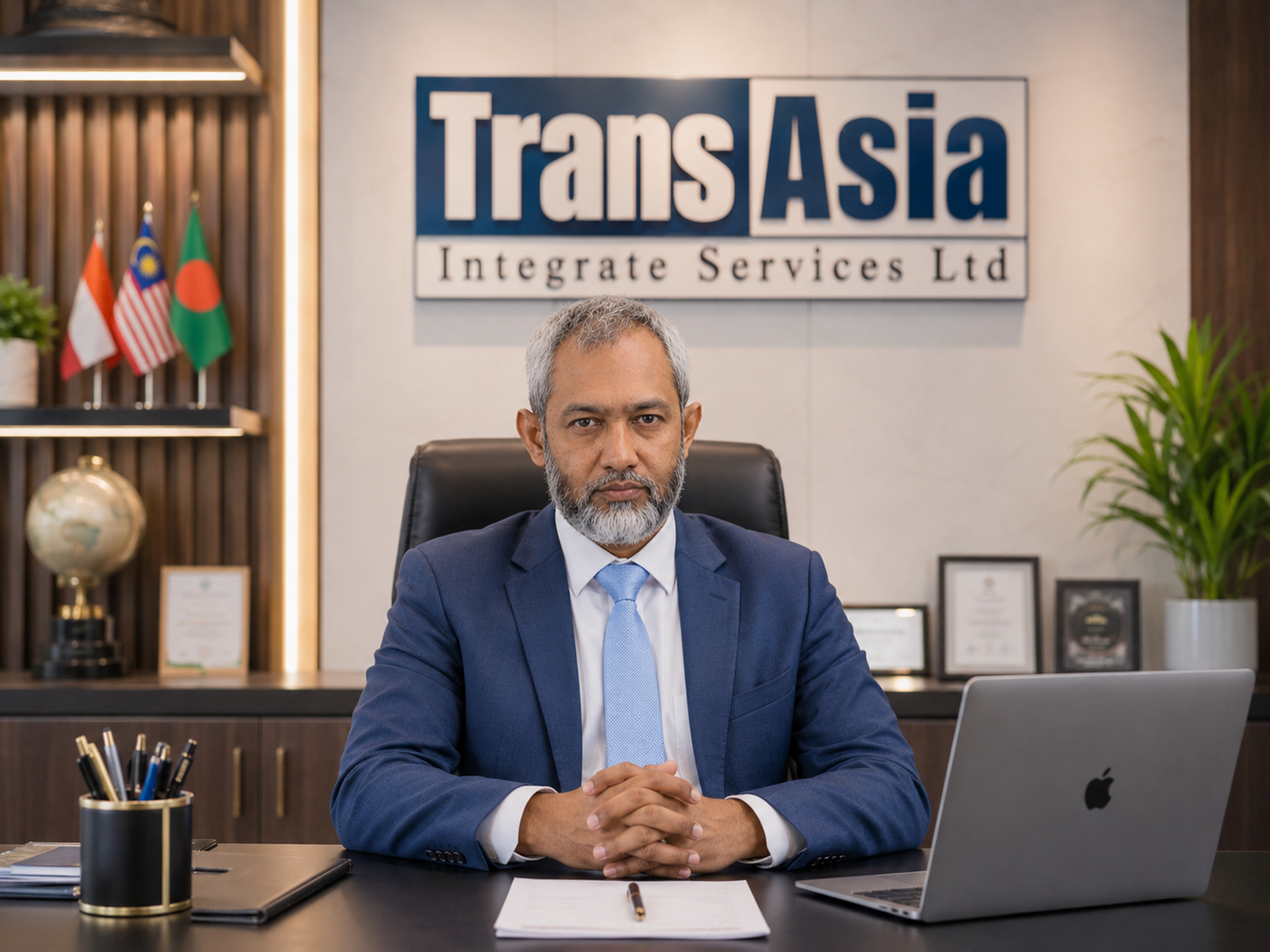 Mohammed Tajul Islam at Trans Asia Office Room